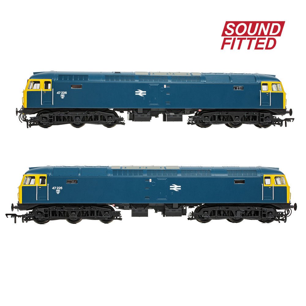 PRE - ORDER: Bachmann Class 47/0 47226 BR Blue SOUND FITTED - OO Gauge - Phillips Hobbies