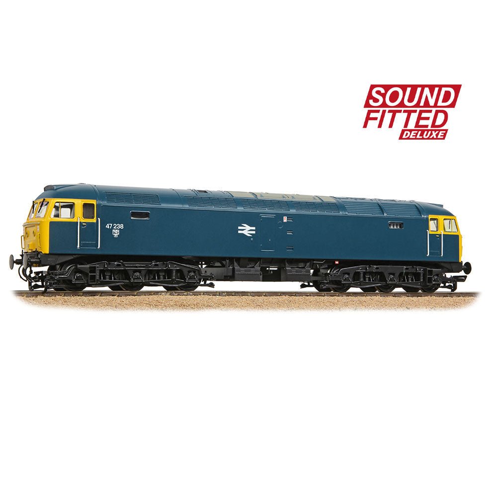 PRE - ORDER: Bachmann Class 47/0 47238 BR Blue SOUND FITTED DELUXE - OO Gauge - Phillips Hobbies