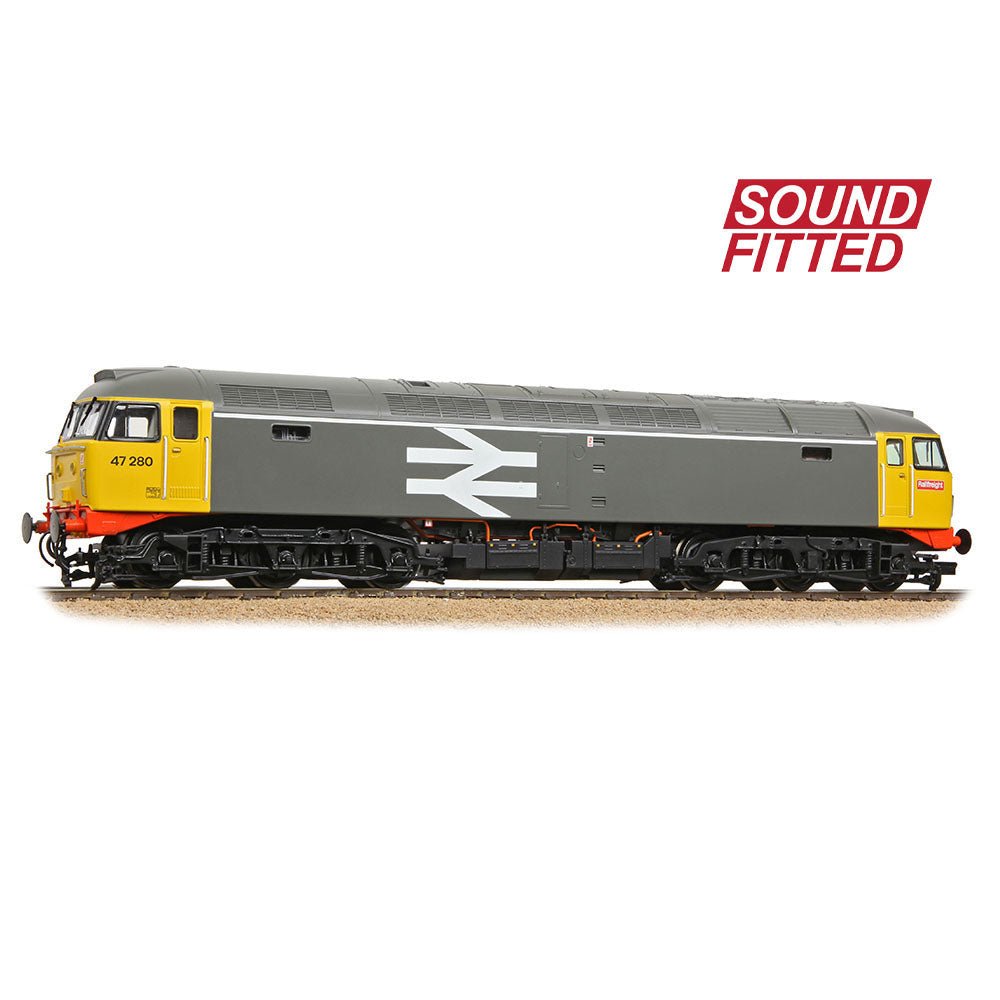 PRE - ORDER: Bachmann Class 47/0 47280 BR Railfreight Grey SOUND FITTED - OO Gauge - Phillips Hobbies