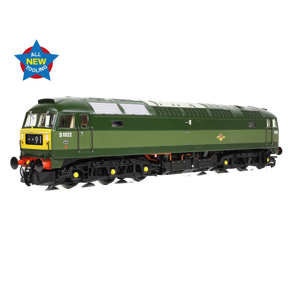 PRE - ORDER: Bachmann Class 47/0 D1922 BR Two - Tone Green (Small Yellow Panels) - OO Gauge - Phillips Hobbies