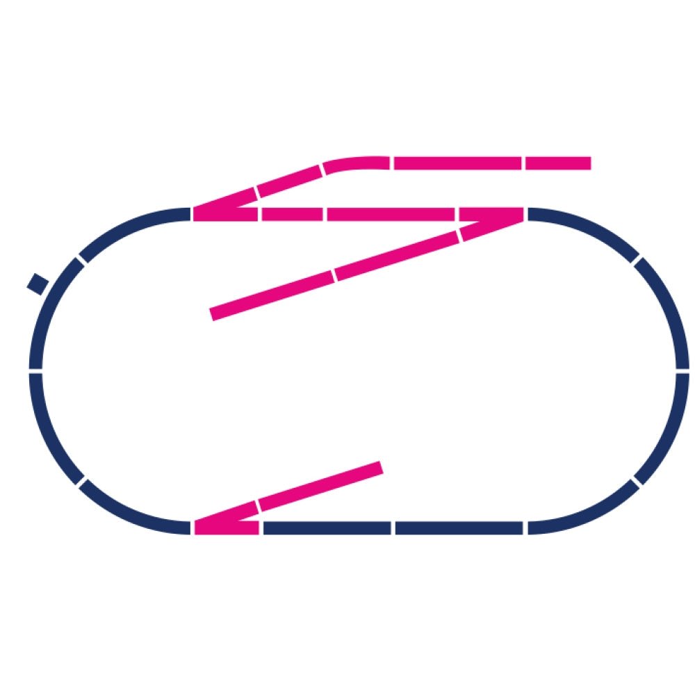 PRE - ORDER: Bachmann Lucsmore Vale Track Pack No. 2 - OO Gauge - Phillips Hobbies