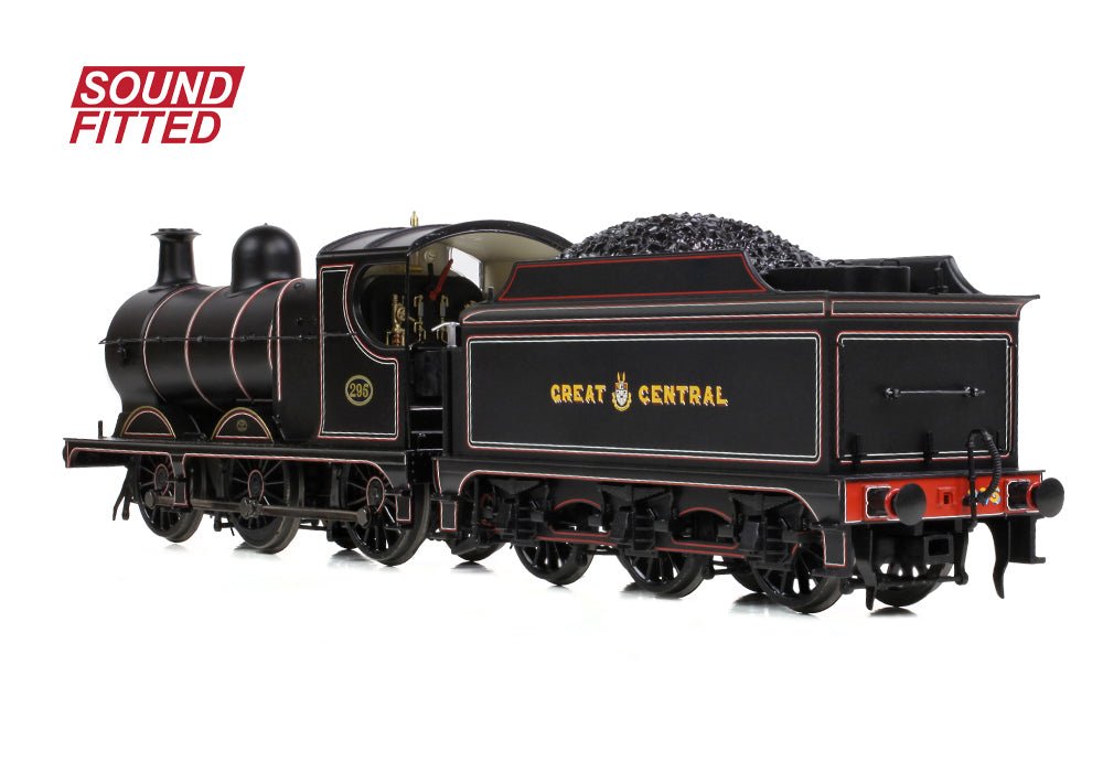 PRE - ORDER: Branchline GCR 9J 295 GCR Lined Black SOUND FITTED - OO Gauge - Phillips Hobbies