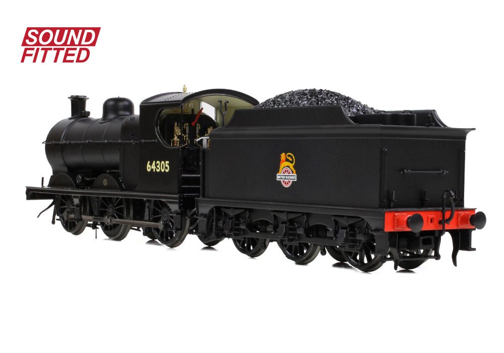 PRE - ORDER: Branchline GCR 9J (J11) 64305 BR Black (Early Emblem) SOUND FITTED - OO Gauge - Phillips Hobbies
