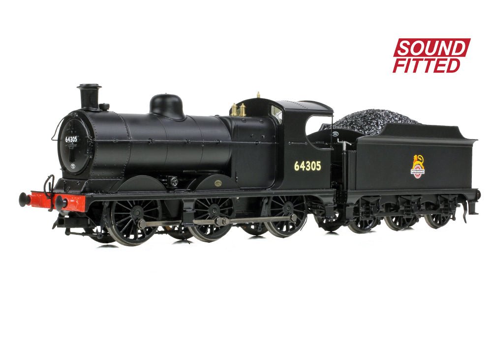 PRE - ORDER: Branchline GCR 9J (J11) 64305 BR Black (Early Emblem) SOUND FITTED - OO Gauge - Phillips Hobbies