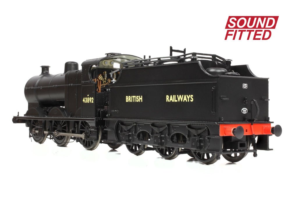 PRE - ORDER: Branchline MR 3835 (4F) with Fowler Tender 43892 BR Black (British Railways) SOUND FITTED - OO Gauge - Phillips Hobbies