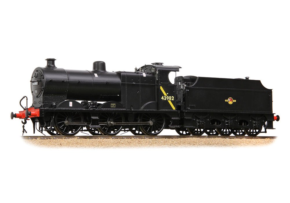 PRE - ORDER: Branchline MR 3835 (4F) with Fowler Tender 43982 BR Black (Late Crest) - OO Gauge - Phillips Hobbies
