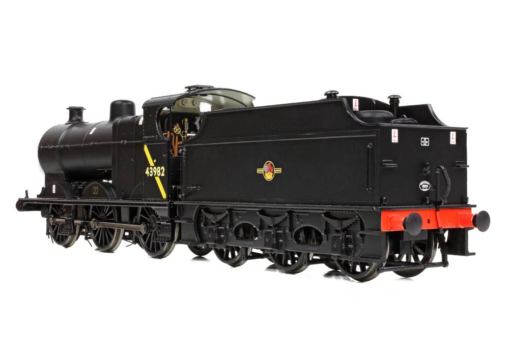 PRE - ORDER: Branchline MR 3835 (4F) with Fowler Tender 43982 BR Black (Late Crest) - OO Gauge - Phillips Hobbies