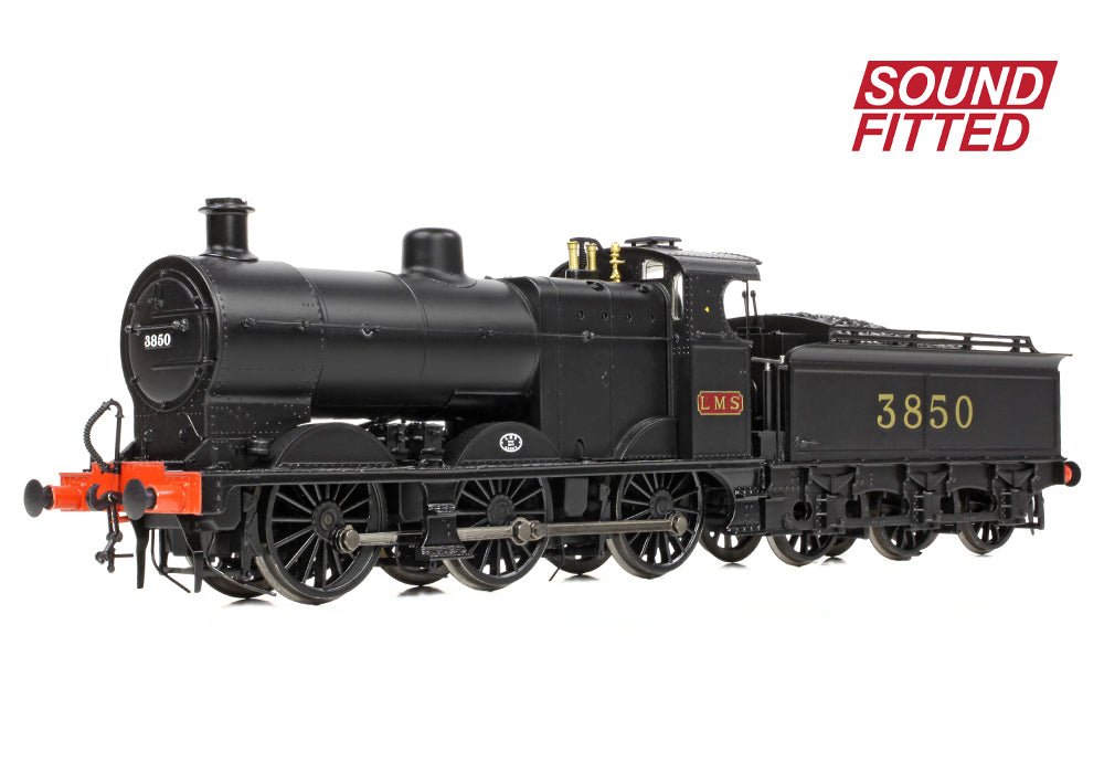 PRE - ORDER: Branchline MR 3835 (4F) with Johnson - Deeley Tender 3850 LMS Black (MR Numerals) SOUND FITTED - OO Gauge - Phillips Hobbies