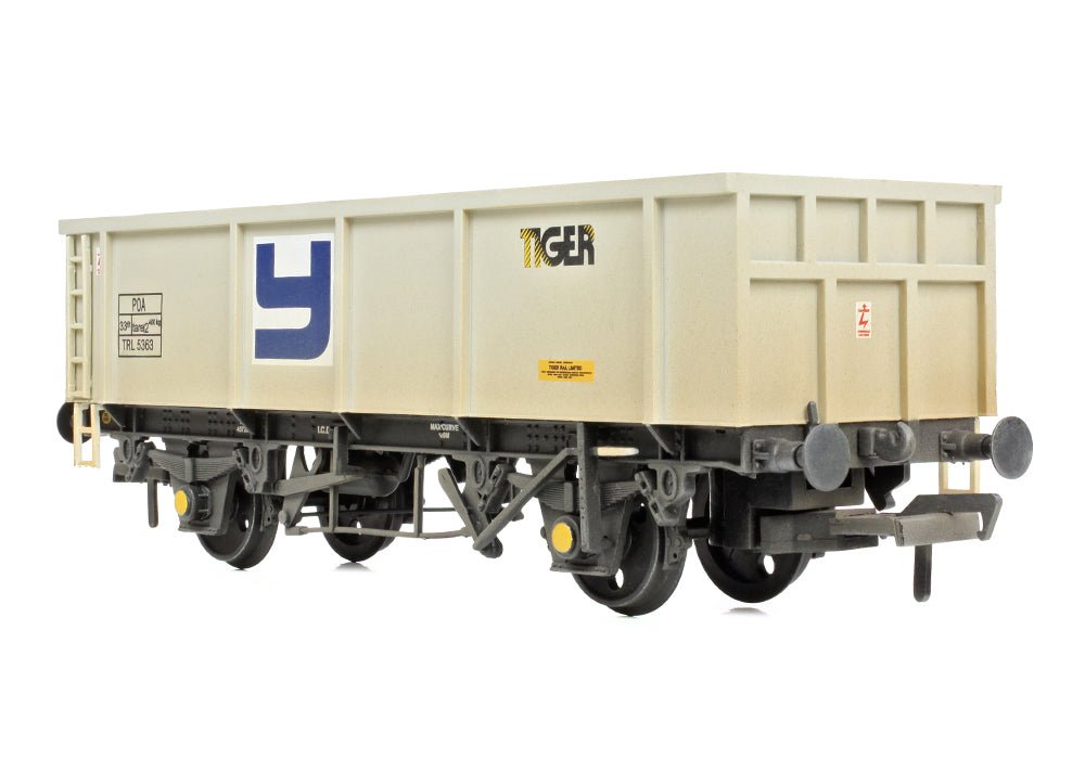 PRE - ORDER: Branchline POA Mineral Wagon 'Yeoman/Tiger' Grey WEATHERED - OO Gauge - Phillips Hobbies