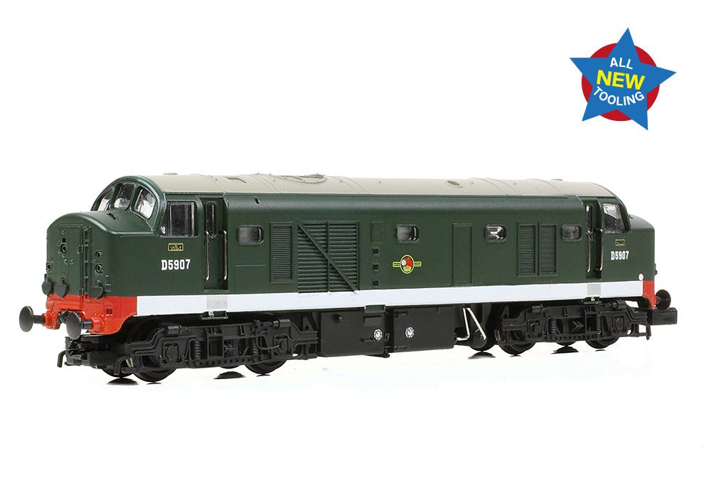PRE - ORDER: EFE Rail Class 23 'Baby Deltic' Disc Headcode D5907 BR Green (Late Crest) - N Gauge - Phillips Hobbies