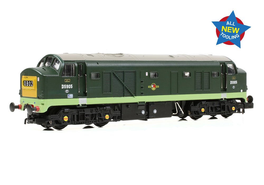 PRE - ORDER: EFE Rail Class 23 'Baby Deltic' Headcode Box D5905 BR Green (Small Yellow Panels) - N Gauge - Phillips Hobbies