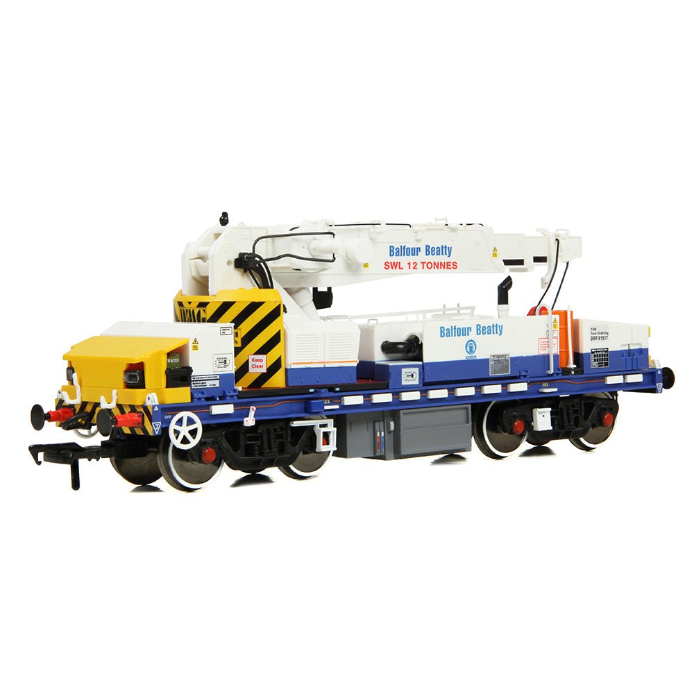 PRE - ORDER: EFE Rail Plasser 12T YOB Diesel - Hydraulic Crane DRP81517 Balfour Beatty - OO Gauge - Phillips Hobbies