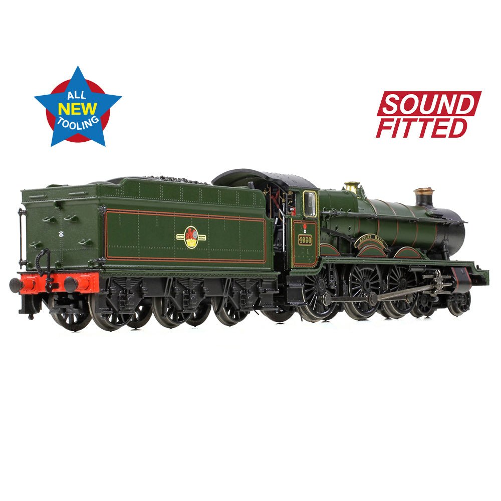 PRE - ORDER: Graham Farish GWR 49XX 'Hall' 4936 'Kinlet Hall' BR Lined Green (Late Crest) SOUND FITTED - N Gauge - Phillips Hobbies