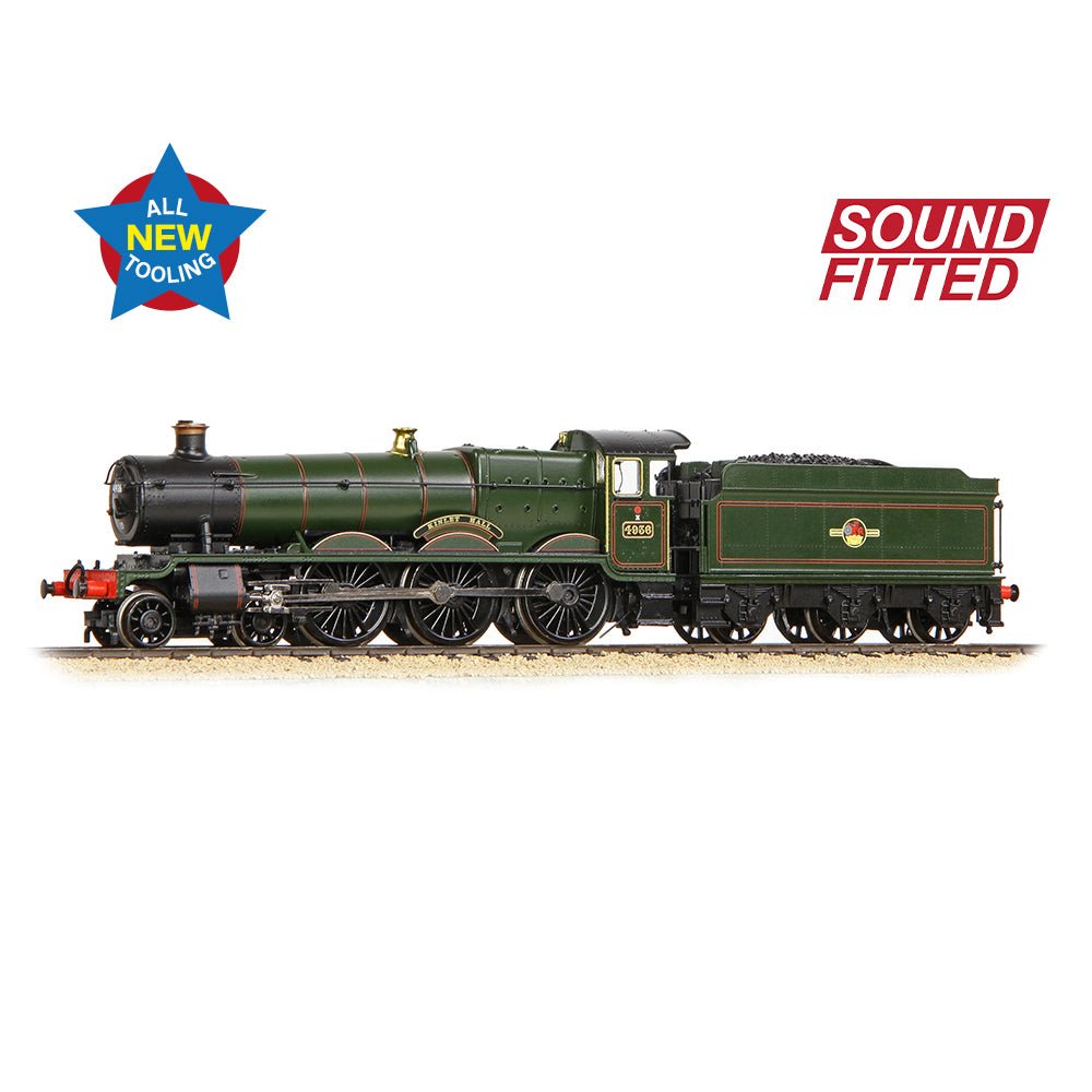 PRE - ORDER: Graham Farish GWR 49XX 'Hall' 4936 'Kinlet Hall' BR Lined Green (Late Crest) SOUND FITTED - N Gauge - Phillips Hobbies