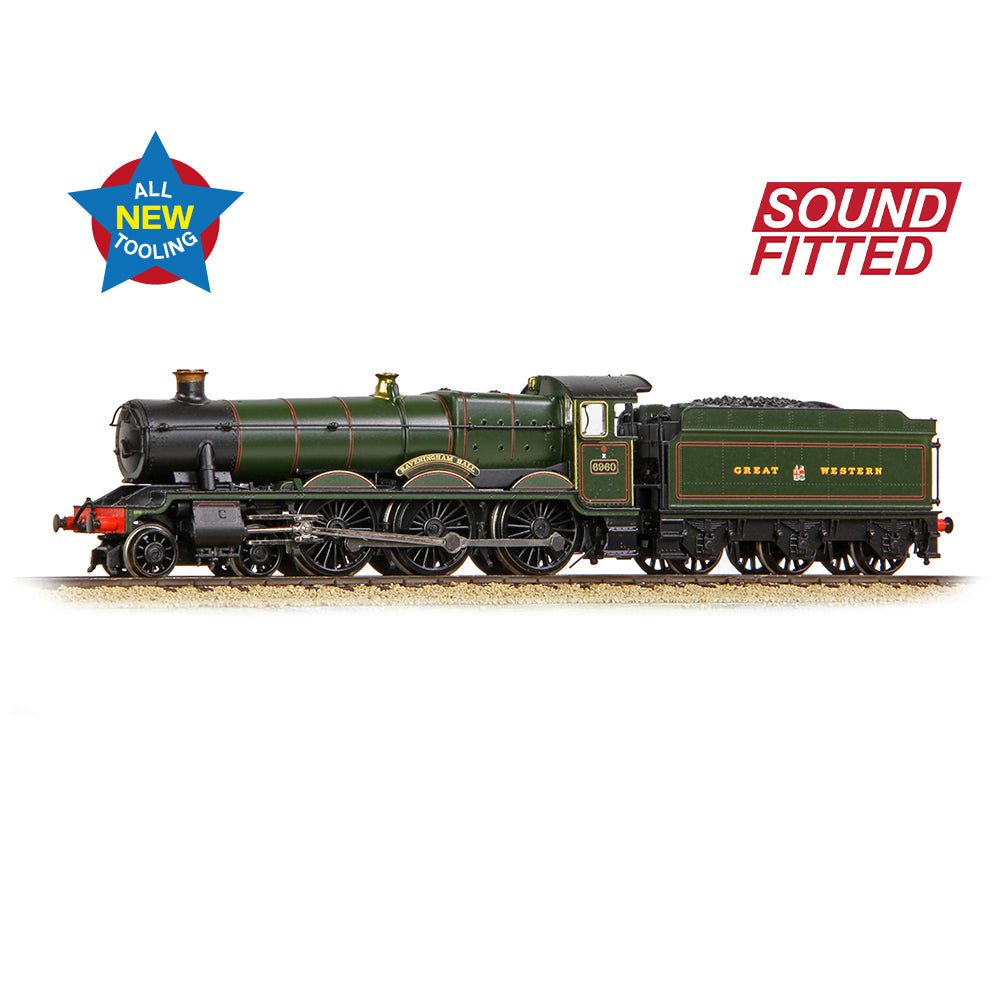 PRE - ORDER: Graham Farish GWR 'Modified Hall' 6960 'Raveningham Hall' GWR Lined Green (GW Crest) SOUND FITTED - N Gauge - Phillips Hobbies