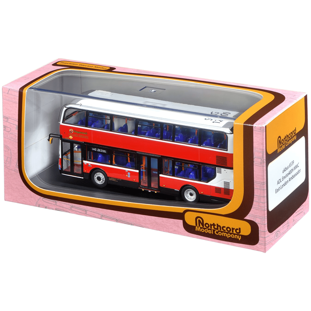 PRE - ORDER: Northcord UK6539 ADL Enviro400 Stagecoach London Ambassador - Phillips Hobbies