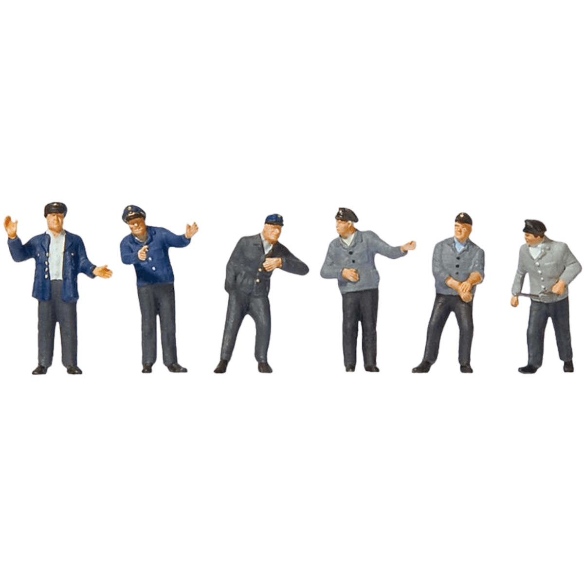 Preiser DB Engine Drivers & Firemen Figure Set - HO / OO Gauge - Phillips Hobbies