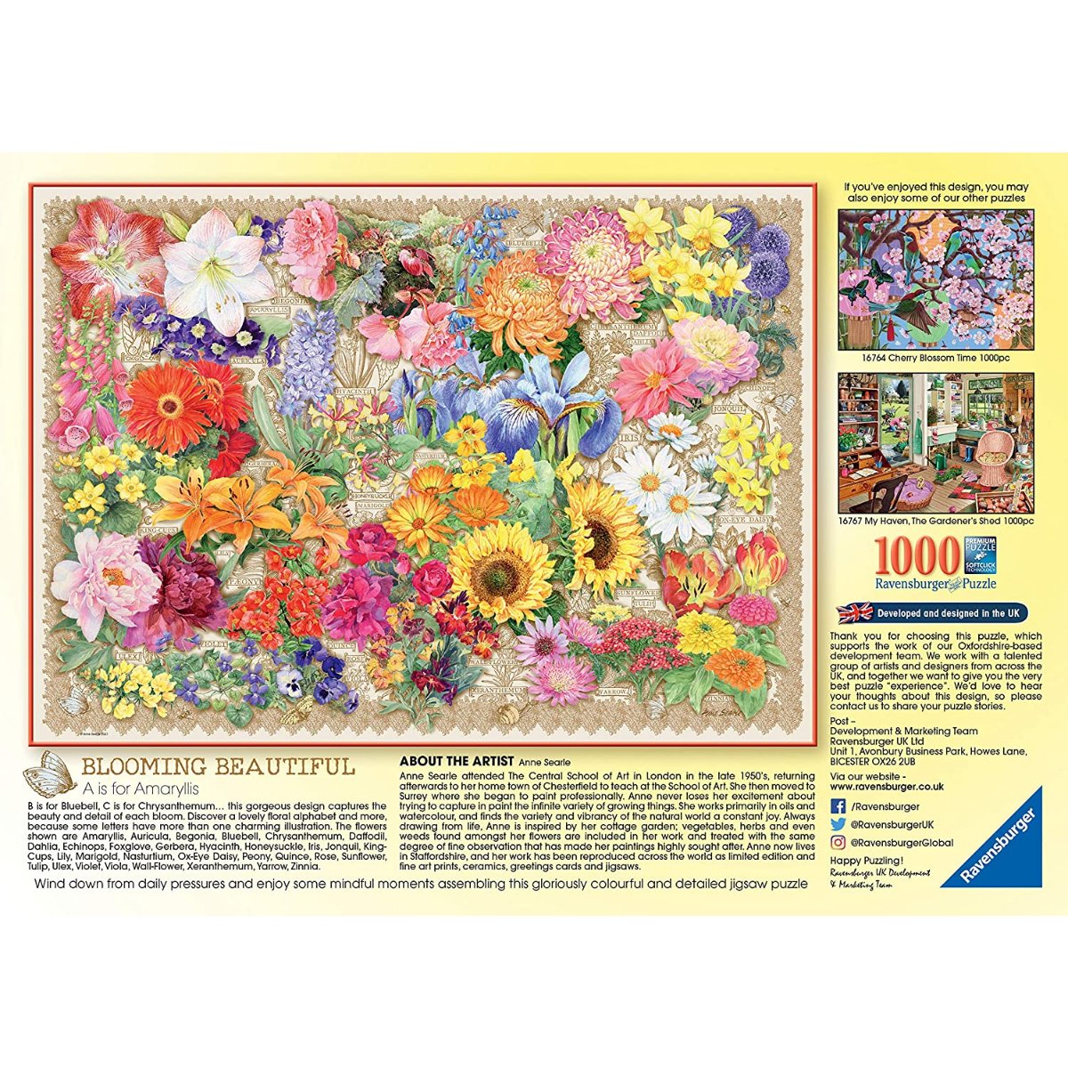Ravensburger Blooming Beautiful 1000 Piece Jigsaw Puzzle - Phillips Hobbies