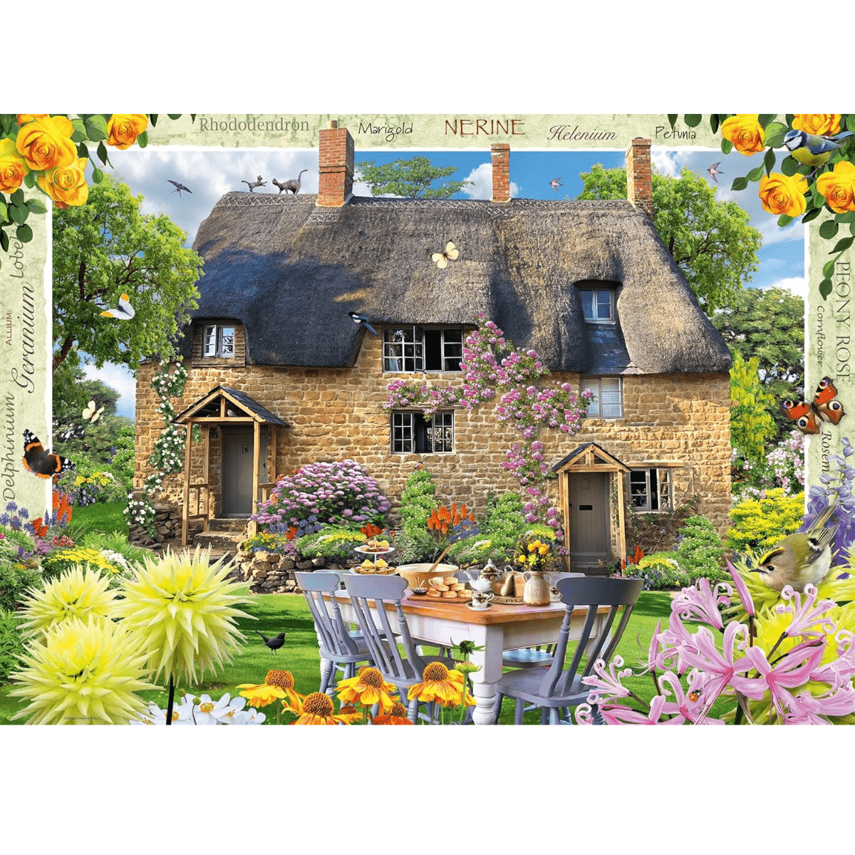 Ravensburger Country Cottage Baker's Cottage 1000 Piece Jigsaw Puzzle - Phillips Hobbies