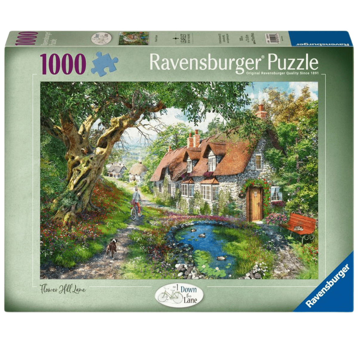 Ravensburger Down the Lane No.1, Flower Hill Lane 1000 Piece Jigsaw Puzzle - Phillips Hobbies