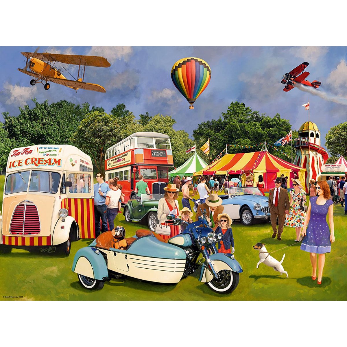 Ravensburger Festival of Nostalgia 500 Piece Jigsaw Puzzle - Phillips Hobbies
