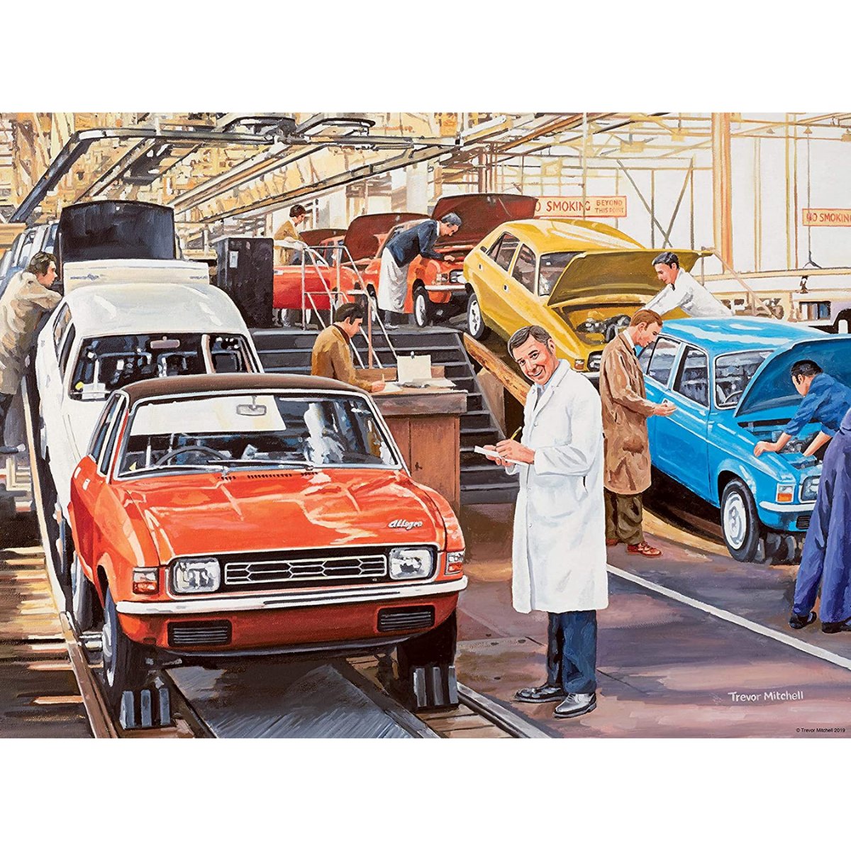 Ravensburger Happy Days at Work No.17 - The Factory Worker 500 Piece Jigsaw Puzzle - Phillips Hobbies