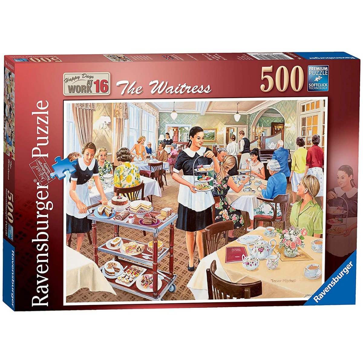 Ravensburger Happy Days at Work, The Waitress 500 Piece Jigsaw Puzzle - Phillips Hobbies