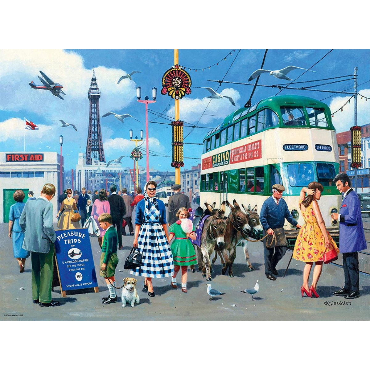 Ravensburger Happy Days No 1, Look North! - 4x 500 Piece Jigsaw Puzzle - Phillips Hobbies
