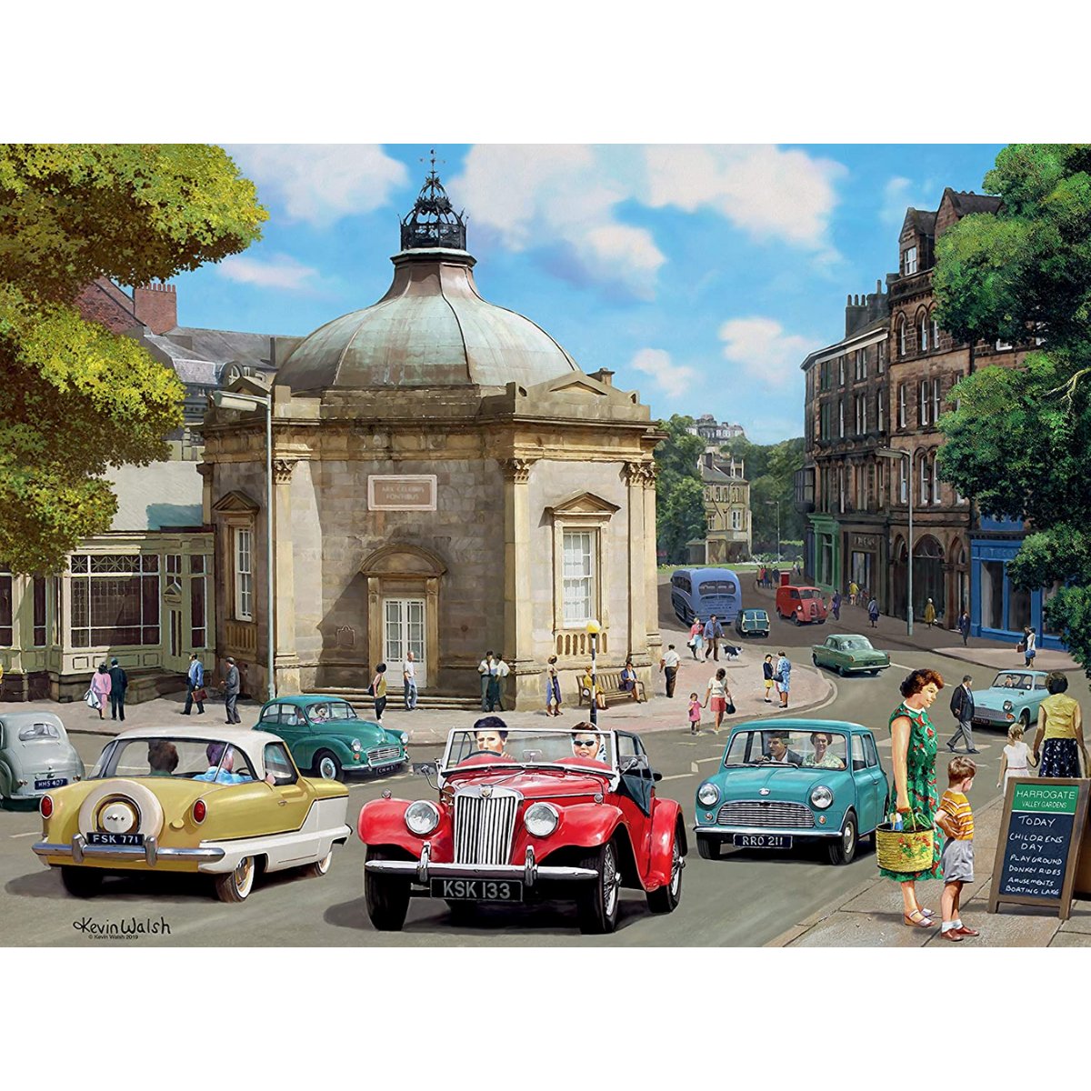 Ravensburger Happy Days No 1, Look North! - 4x 500 Piece Jigsaw Puzzle - Phillips Hobbies