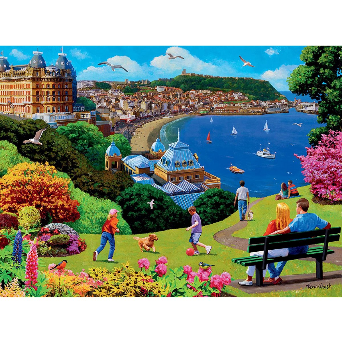 Ravensburger Happy Days No 1, Look North! - 4x 500 Piece Jigsaw Puzzle - Phillips Hobbies