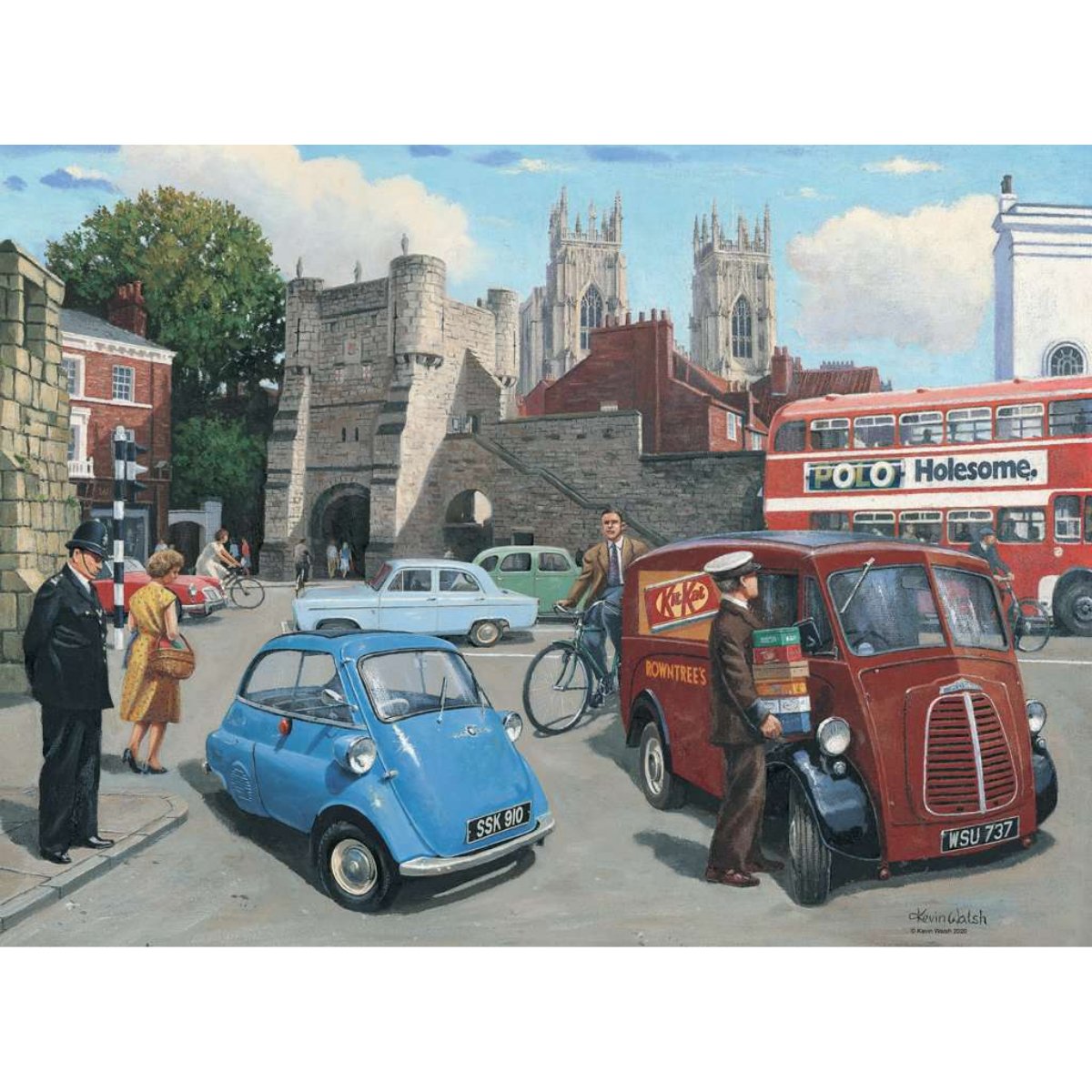 Ravensburger Happy Days No 2, Days Out - 4x 500 Piece Jigsaw Puzzle - Phillips Hobbies