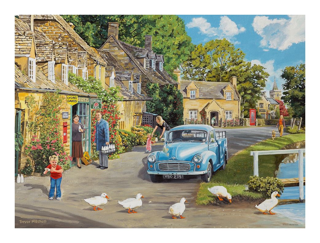 Ravensburger Happy Days No 9 Village Life 4 x 500 Piece Jigsaw Puzzles - Phillips Hobbies