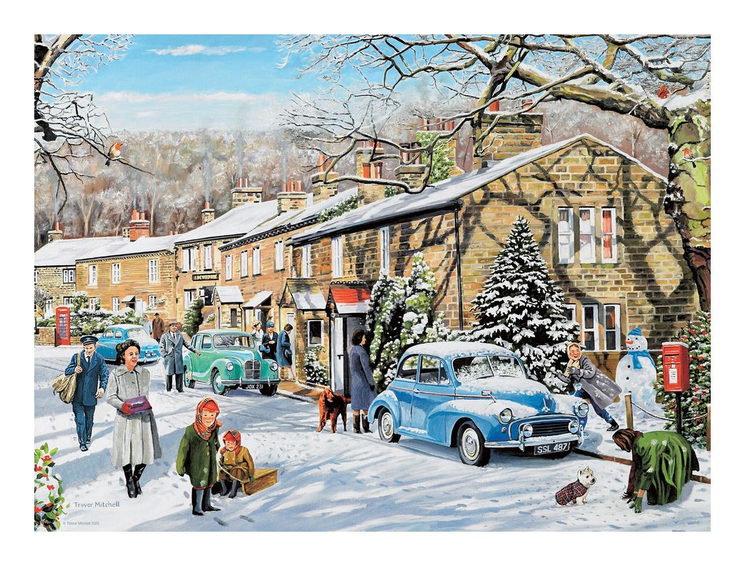 Ravensburger Happy Days No 9 Village Life 4 x 500 Piece Jigsaw Puzzles - Phillips Hobbies