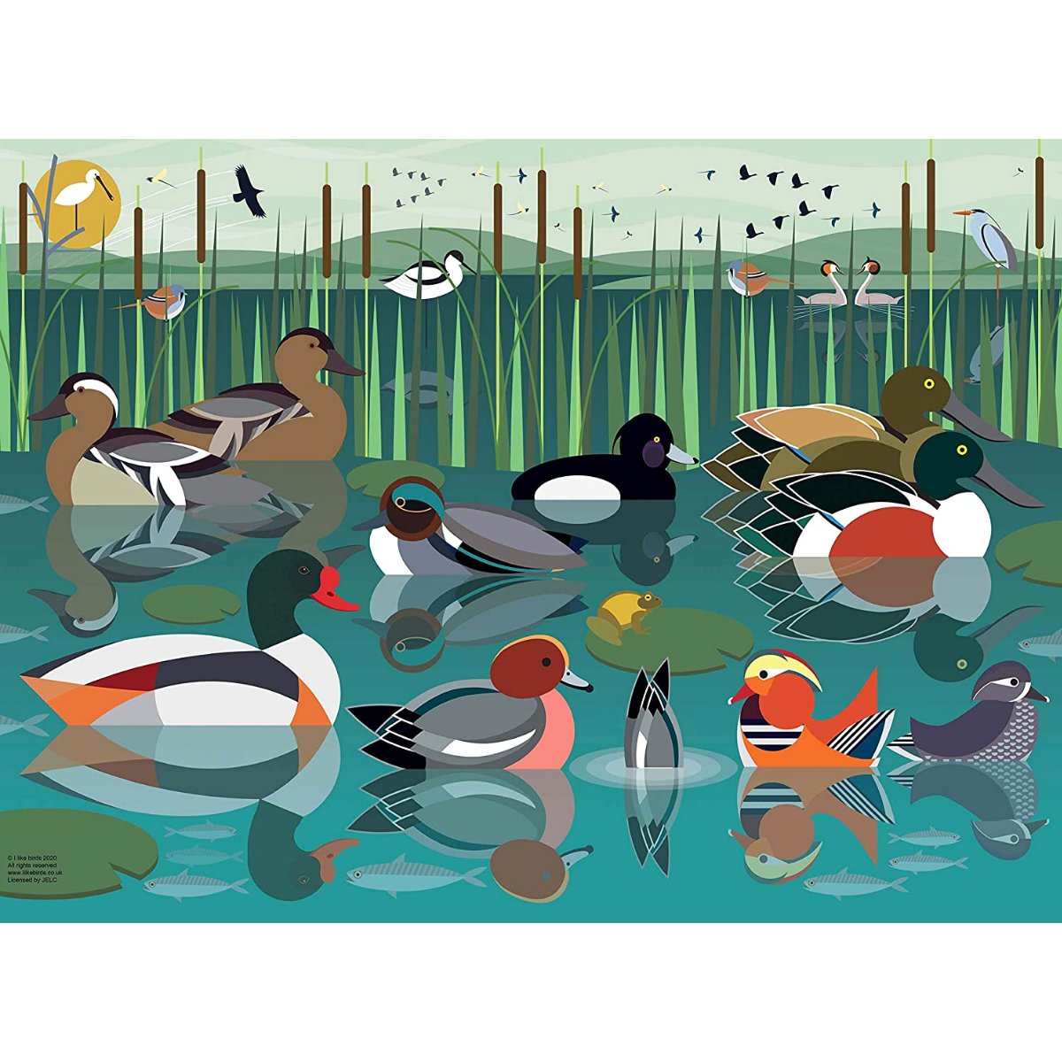 Ravensburger I like Birds - Waterlands 500 Piece Jigsaw Puzzle - Phillips Hobbies