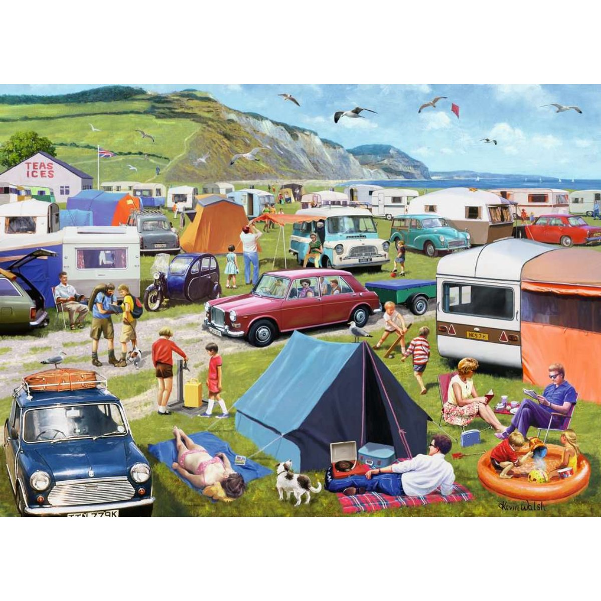 Ravensburger Leisure Days No 5 Camping & Caravanning 1000 Piece Jigsaw Puzzle - Phillips Hobbies