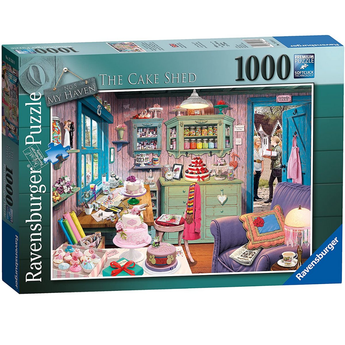 Ravensburger My Haven No 5, The Cake Shed 1000 Piece Jigsaw Puzzle - Phillips Hobbies