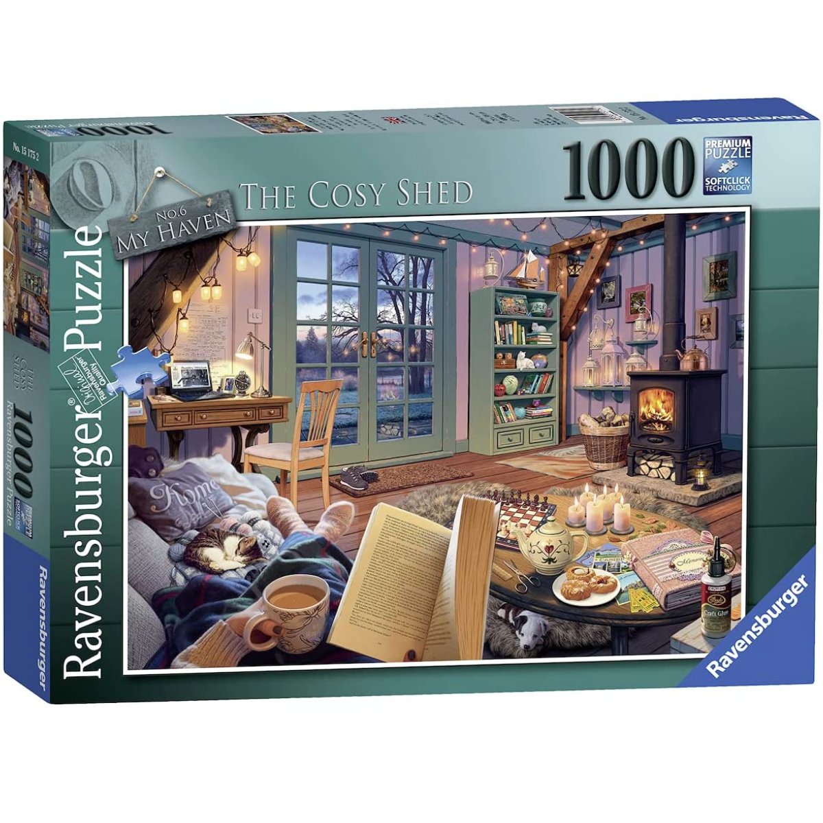 Ravensburger My Haven No 6. The Cosy Shed 1000 Piece Jigsaw Puzzle - Phillips Hobbies
