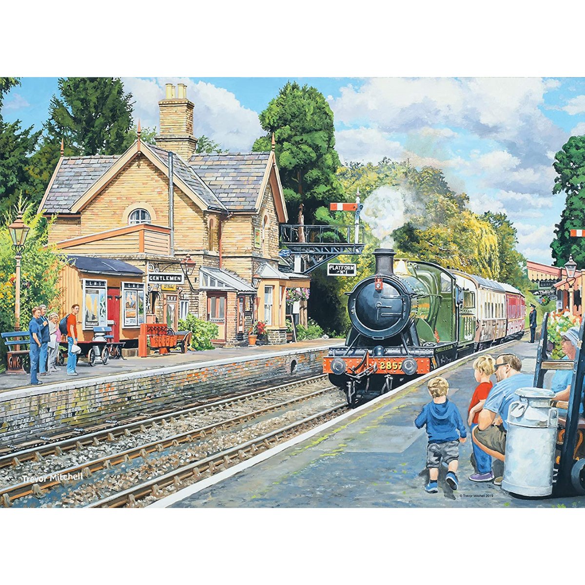 Ravensburger Railway Heritage No. 2 - Horsted Keynes & Hampton Loade (2x 500 Pieces) - Phillips Hobbies
