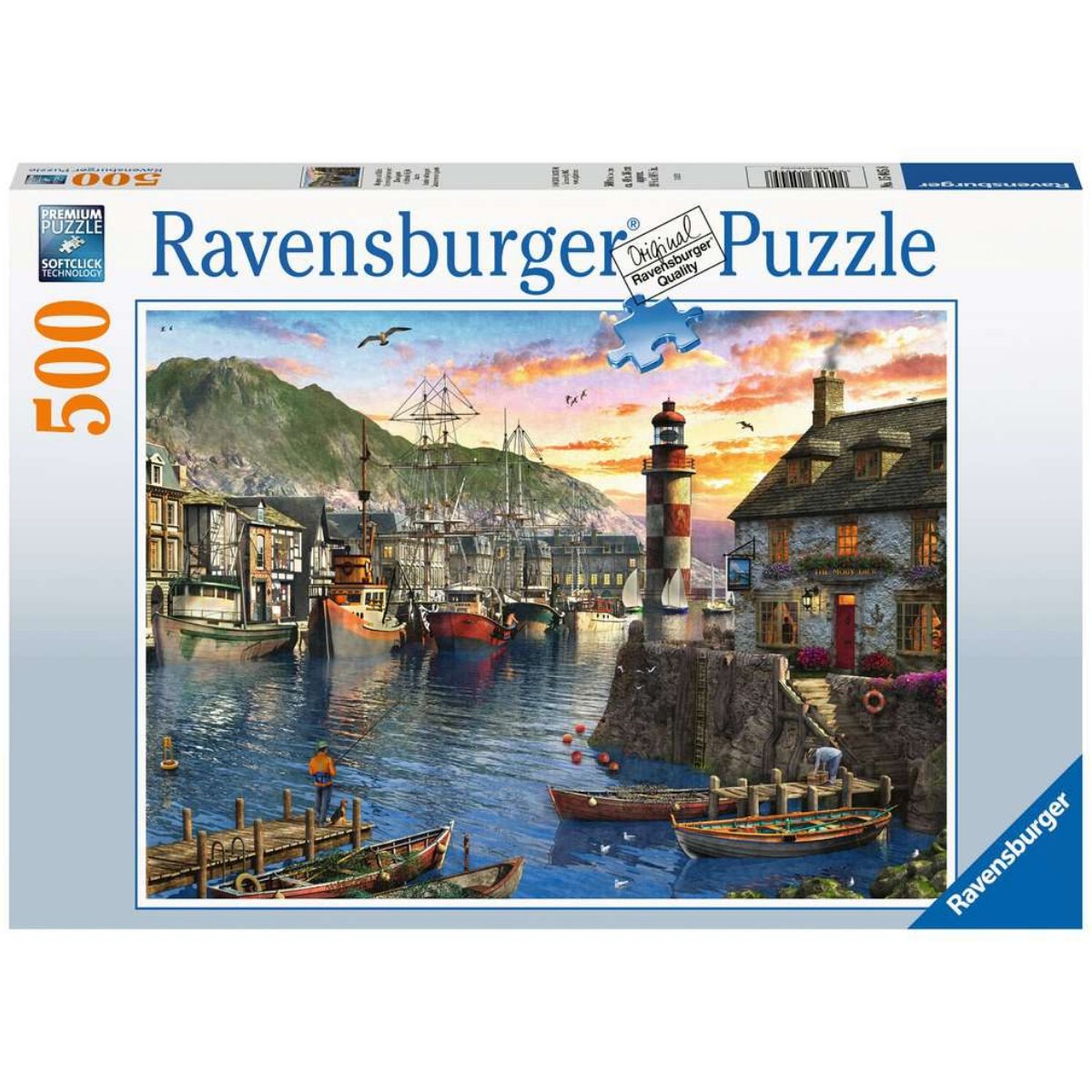 Ravensburger Sunrise at The Port Jigsaw Puzzle (500 Pieces) - Phillips Hobbies