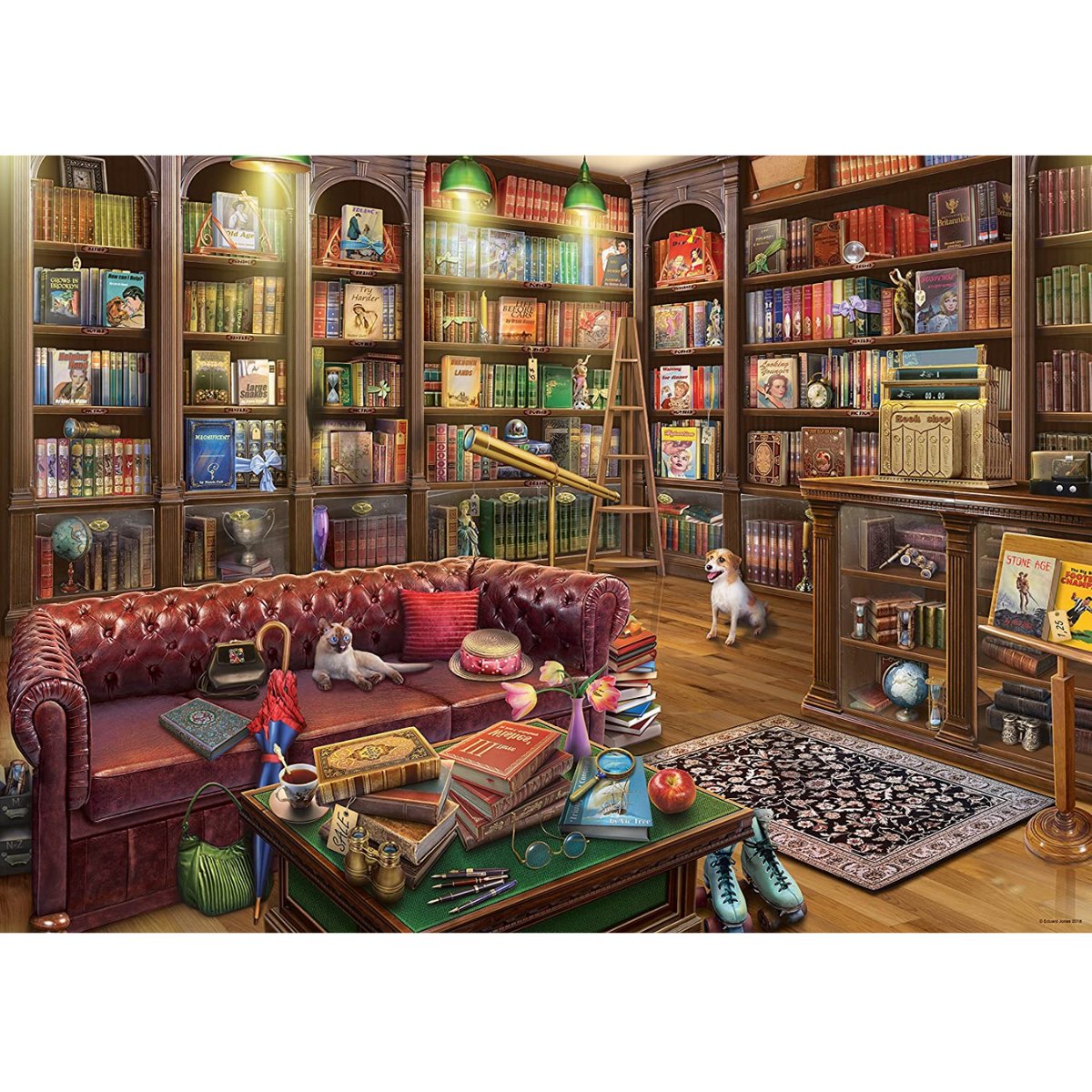 Ravensburger The Reading Room Jigsaw Puzzle (1000 Pieces) - Phillips Hobbies