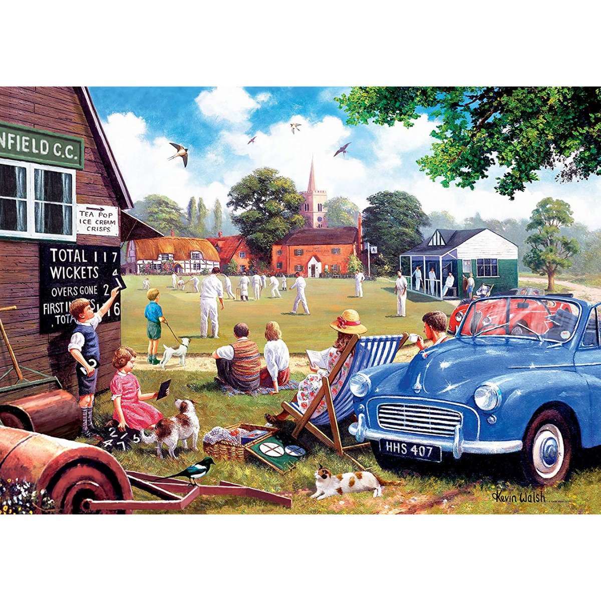 Ravensburger The Scoreboard End Jigsaw Puzzle (1000 Pieces) - Phillips Hobbies
