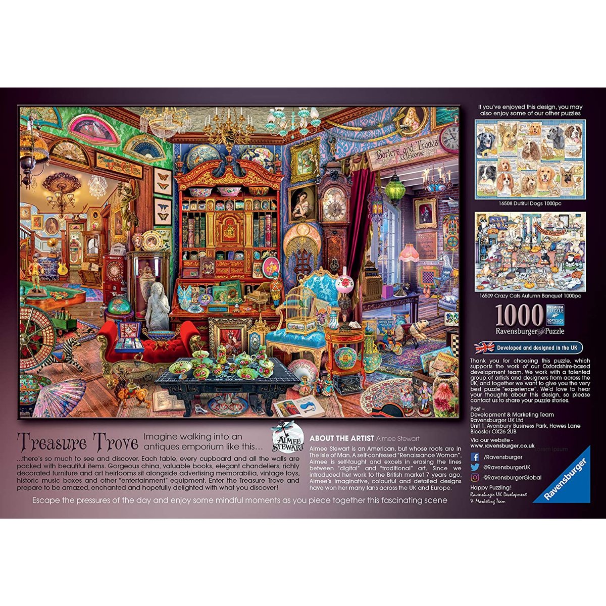 Ravensburger Treasure Trove Jigsaw Puzzle (1000 Pieces) - Phillips Hobbies