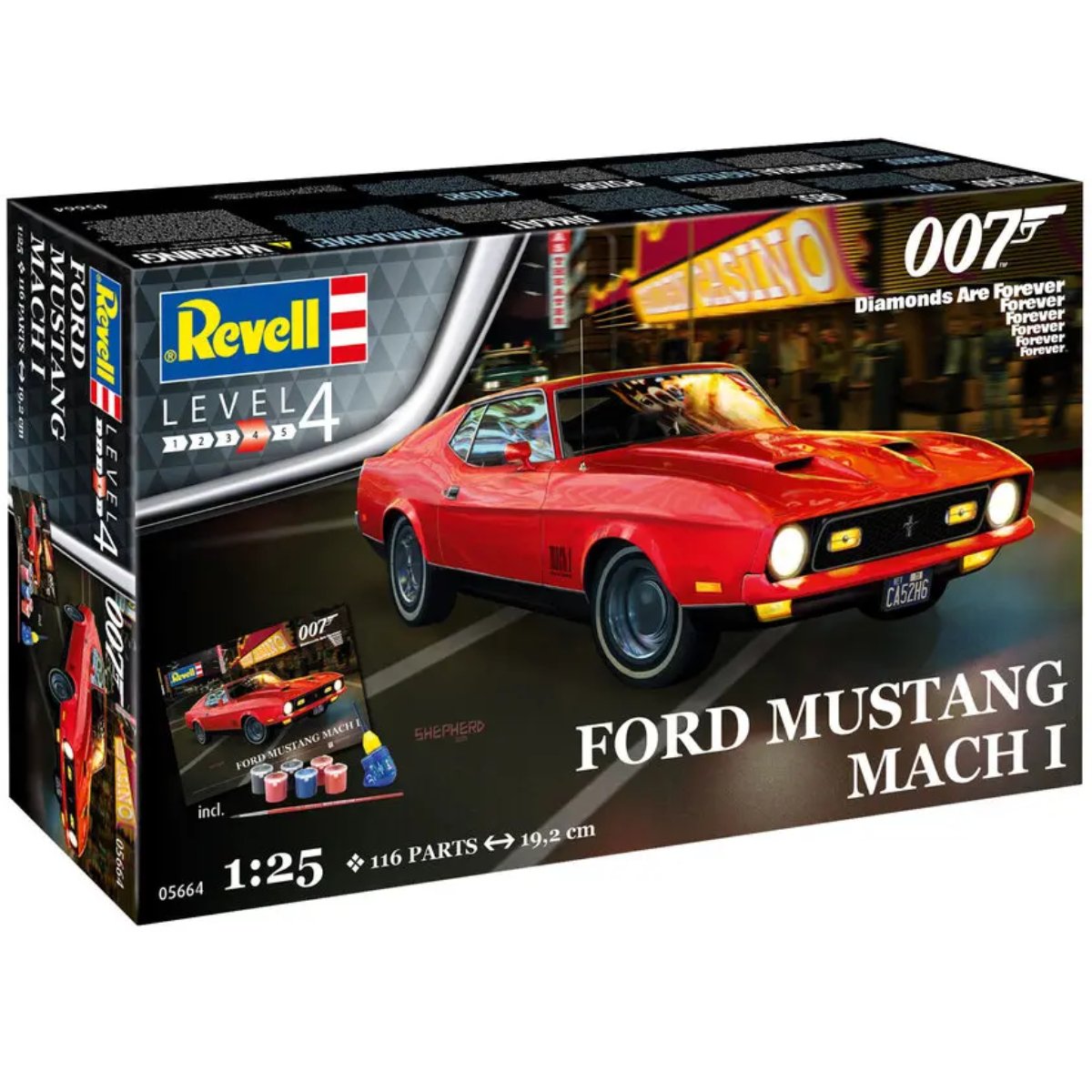 Revell 05664 James Bond "Ford Mustang Mach I" - 1:25 Scale - Phillips Hobbies