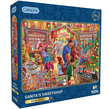 Santa's Sweetshop - Gibsons 1000 Piece Jigsaw Puzzle - Phillips Hobbies
