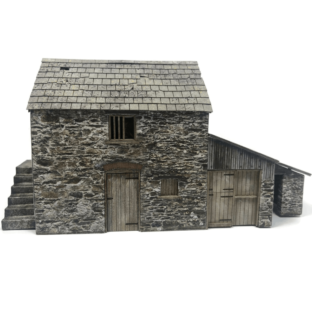Scale Model Scenery KX084 Polsue Barn - OO/HO Gauge Kit - Phillips Hobbies