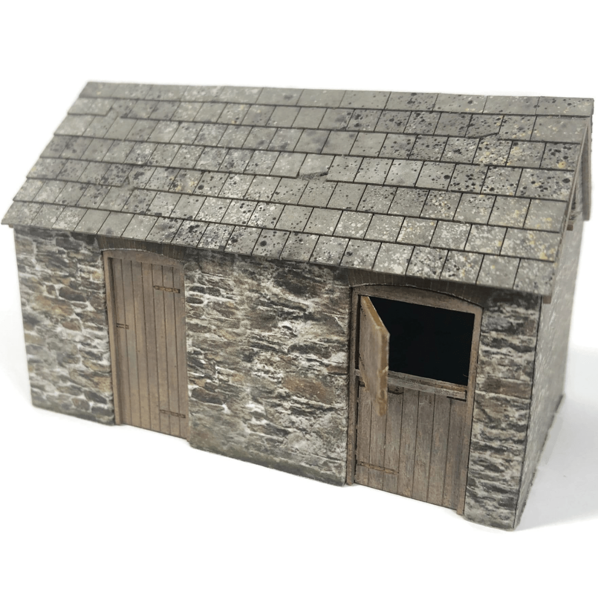 Scale Model Scenery KX085 Stables/Stores - OO/HO Gauge Kit - Phillips Hobbies