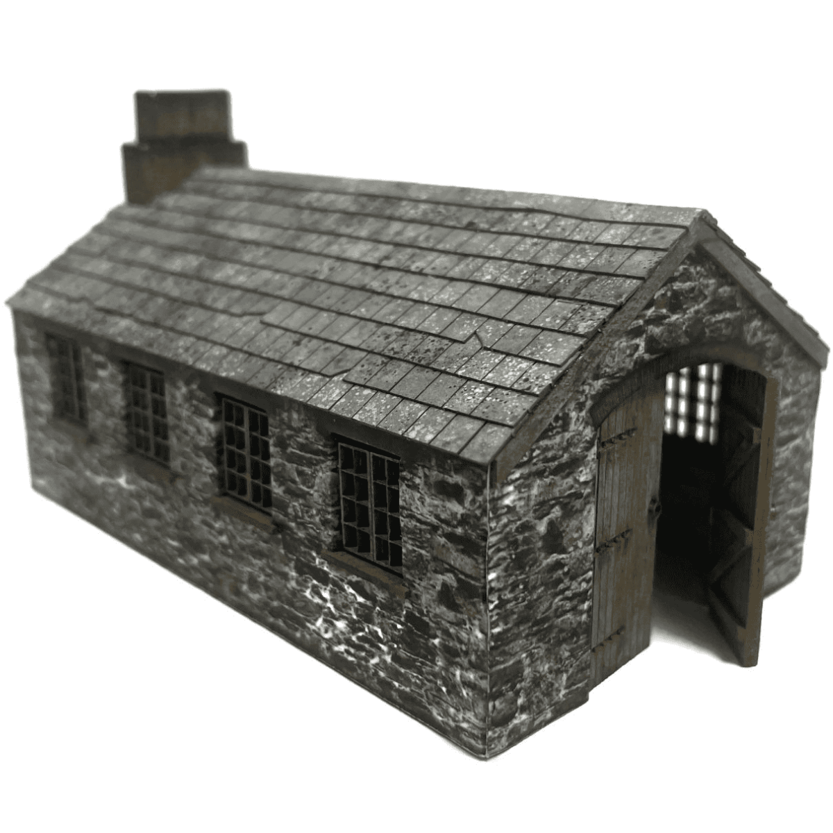 Scale Model Scenery KX088 Pearces Machine Shop - OO/HO Gauge Kit - Phillips Hobbies