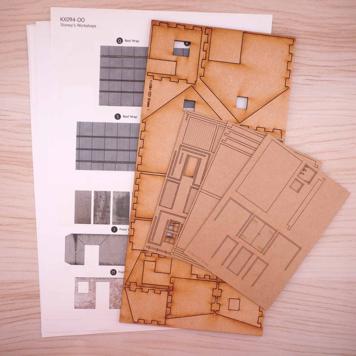 Scale Model Scenery KX094 Stoney's Workshops - OO/HO Gauge Kit - Phillips Hobbies