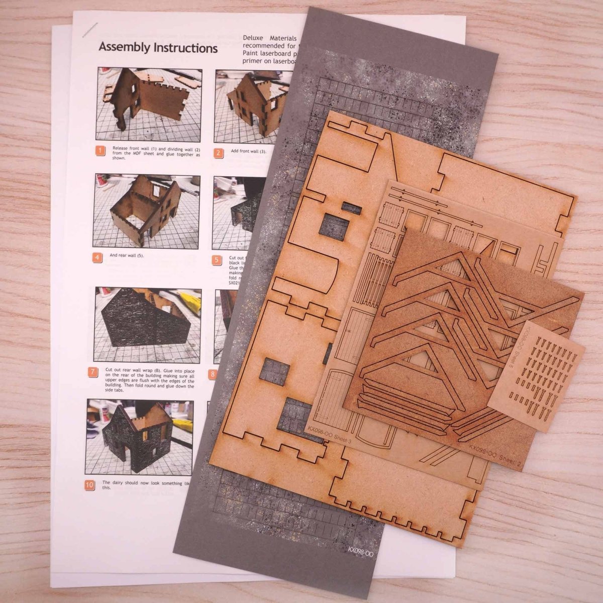 Scale Model Scenery KX098 Old Dairy OO/HO Gauge Kit - Phillips Hobbies