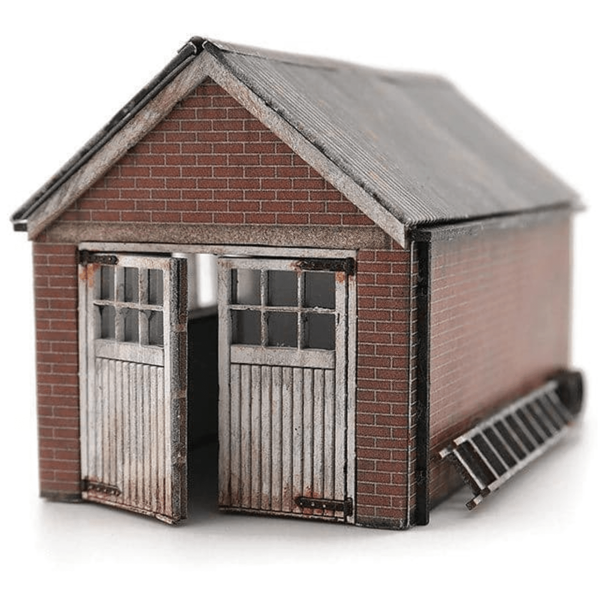 Scale Model Scenery KX117 1960's Domestic Garage - OO/HO Gauge Kit - Phillips Hobbies
